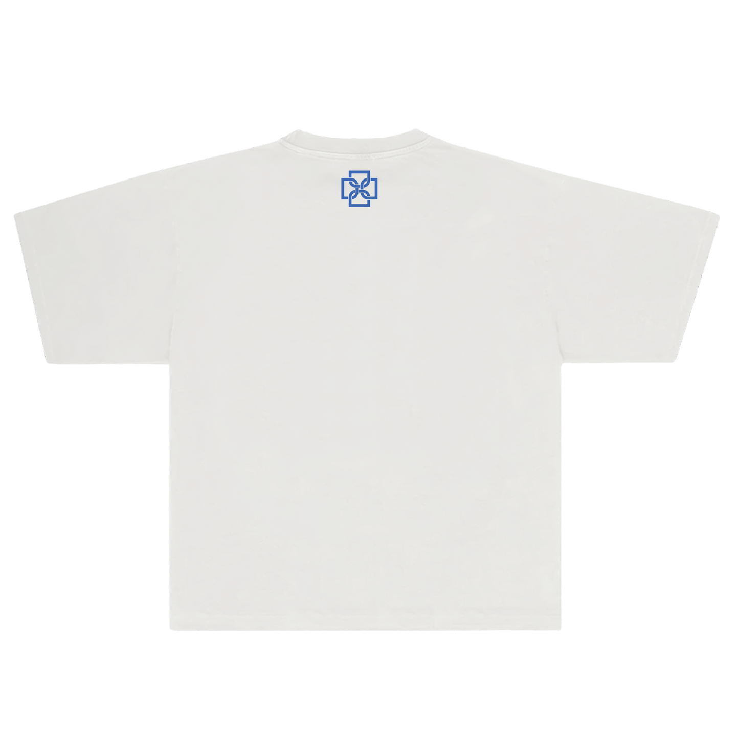 ADA T-SHIRT BLANCA Y AZUL