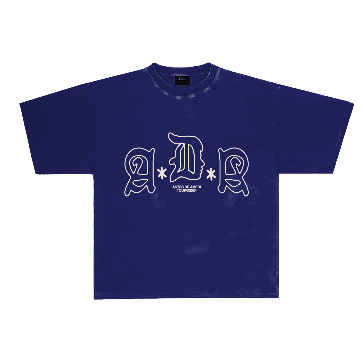 ADA T-SHIRT AZUL Y BLANCA